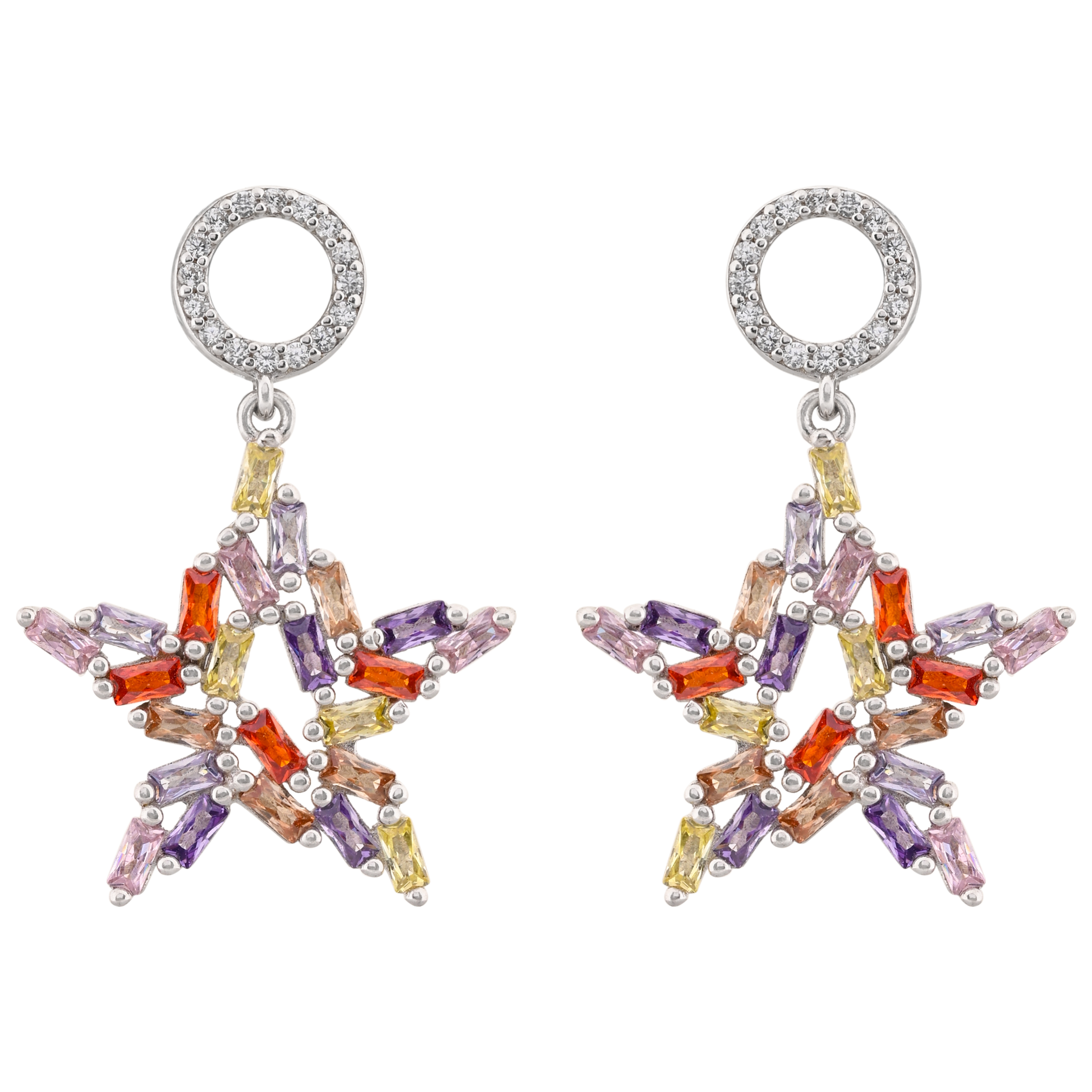 LeZilver 92.5 Silver Earrings for Women � Handcrafted Elegance in Every Shine