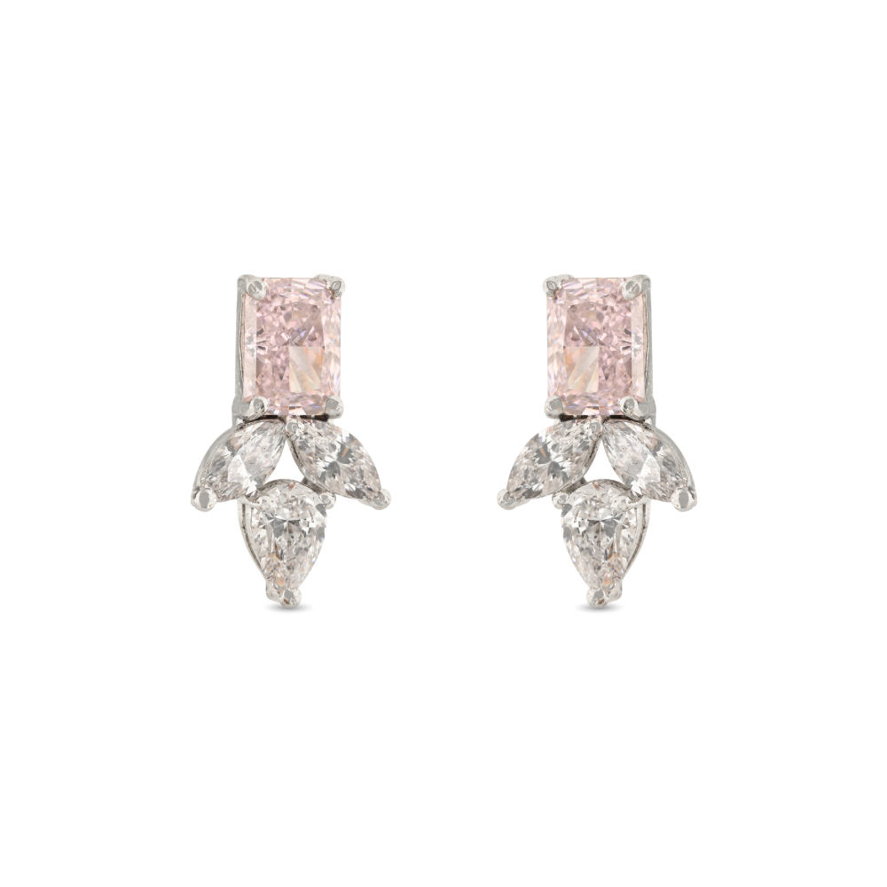 92.5 Pure Silver Womens Earring Set Long Hanggings
