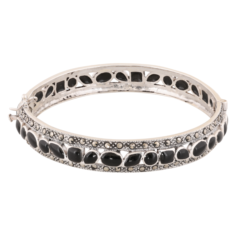 Shop Pure Silver Bangle Bracelet Online | Wedding & Party Collection | LeZilver