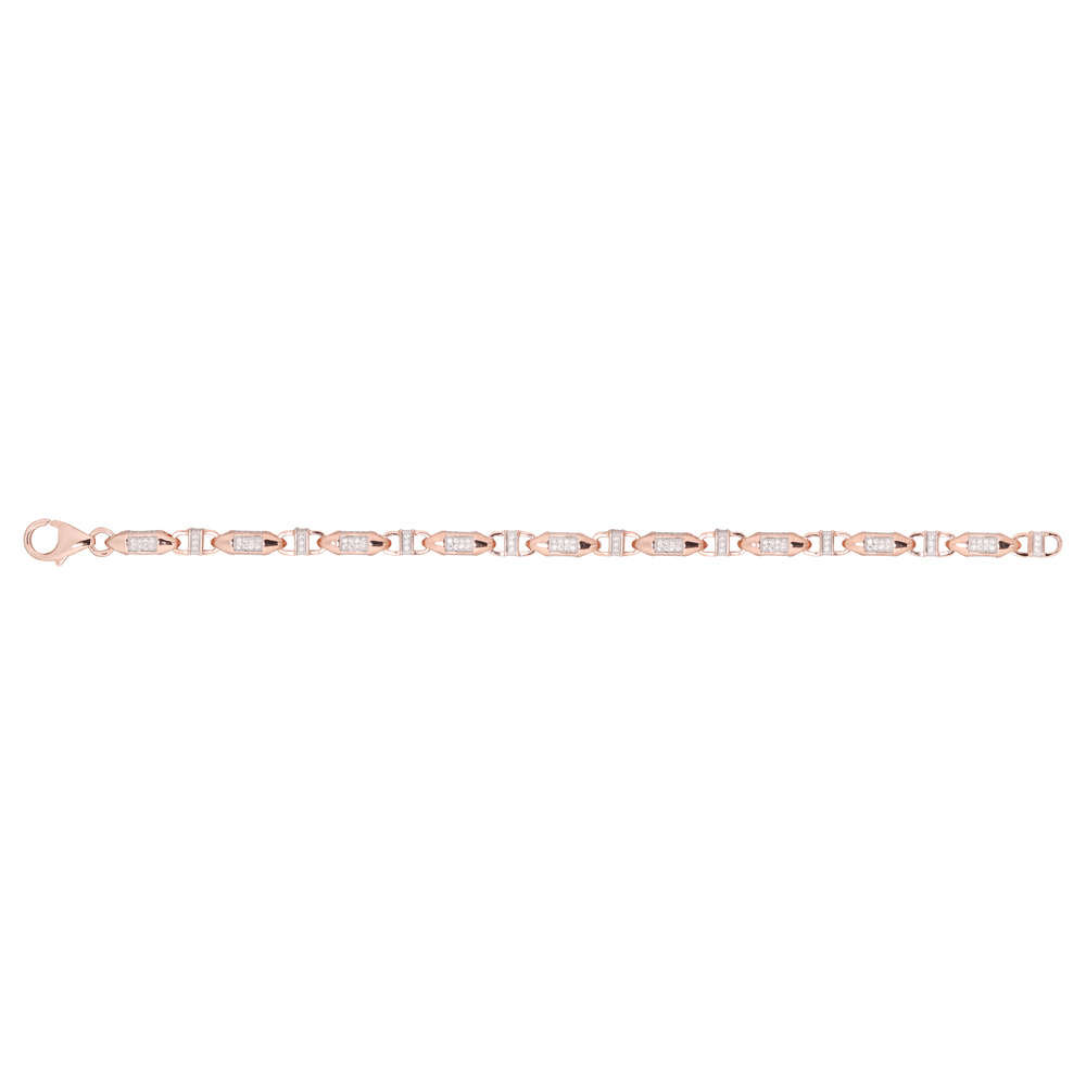 LeZilver's Rose Gold Silver Bracelet for Women