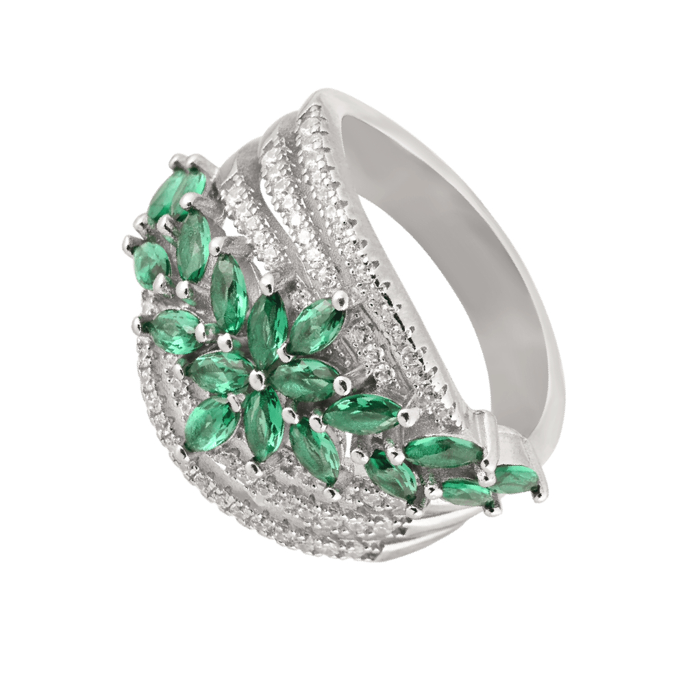 Buy Designer 92.5 Silver Rings for Women | LeZilver � Pan India Service( 6.08gms )