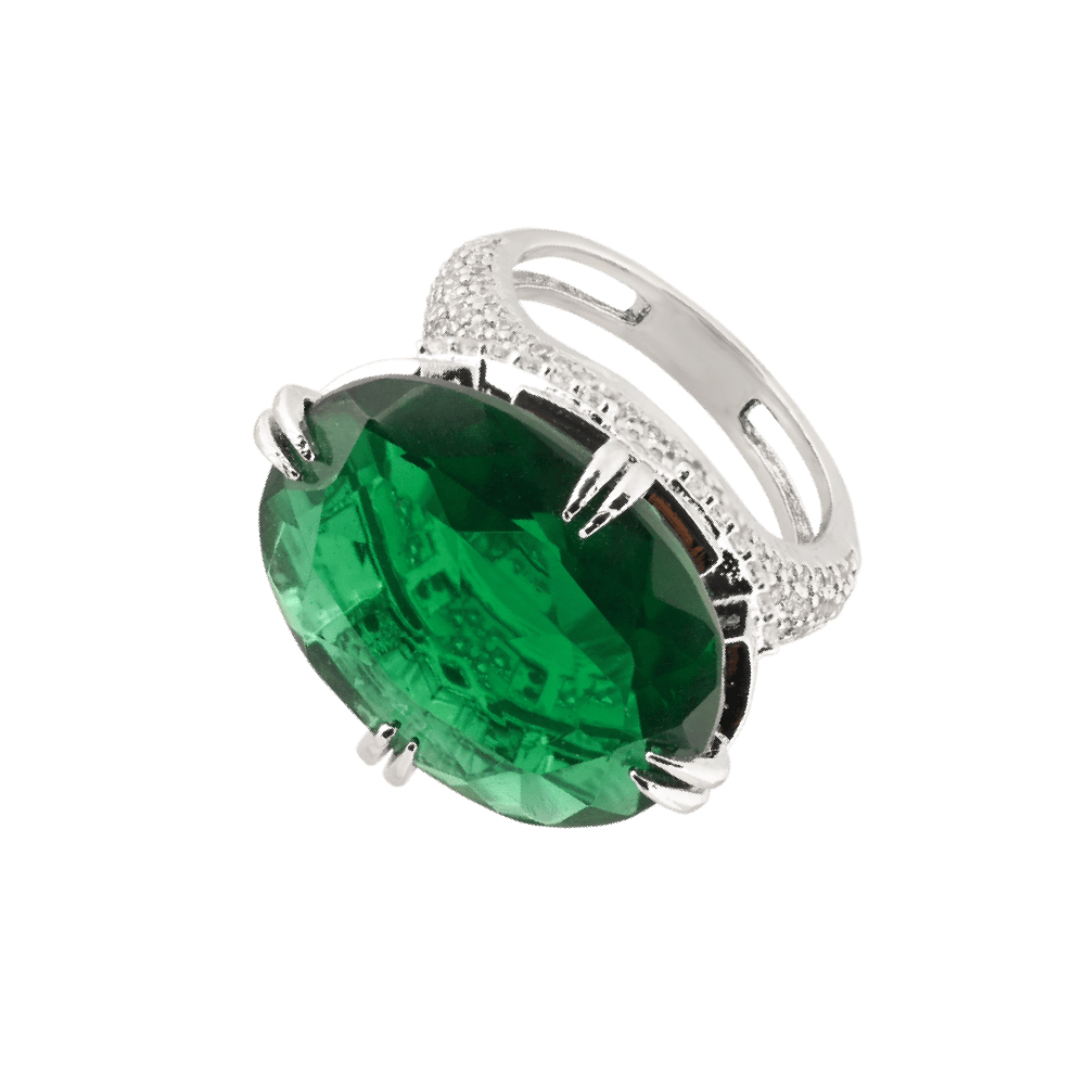 Elegant 92.5 Silver Rings for Women | Handcrafted by LeZilver India ( 7.66 gms ) 