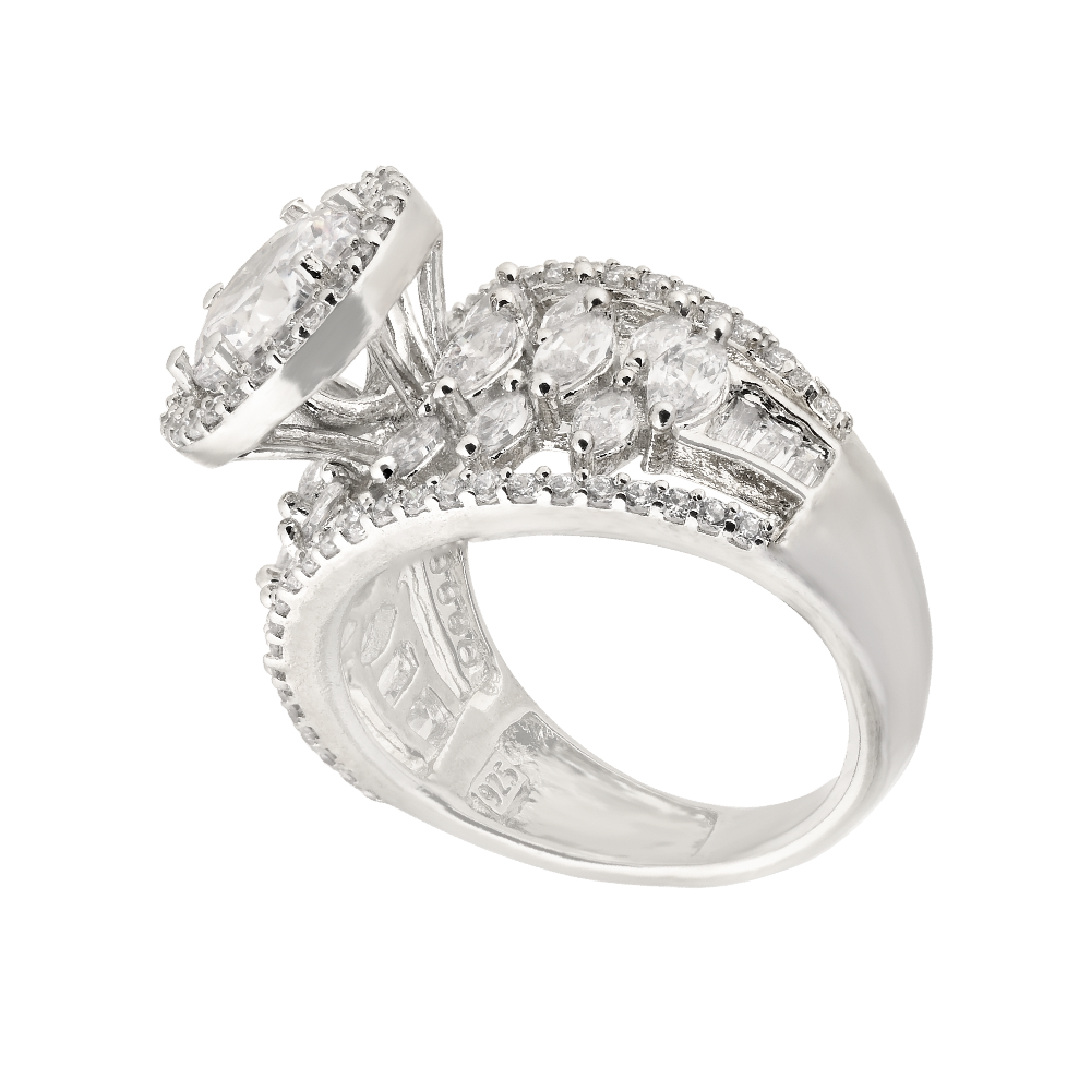 Pure 92.5 Silver Rings for Women | Modern & Traditional Styles by LeZilver ( 8.34 )