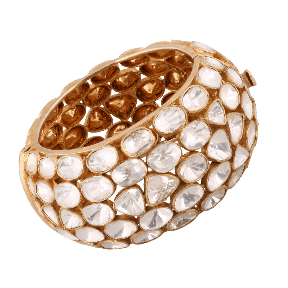 LeZilver Ethnic Silver Kada for Women | Traditional Charm, Contemporary Elegance | PAN INDIA Delivery