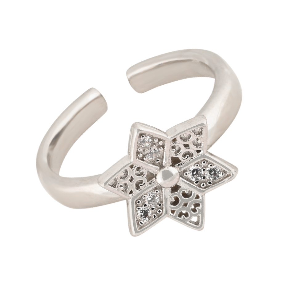 Pure Silver Toe Rings for Women | LeZilver Nationwide Delivery (3.94 gms)