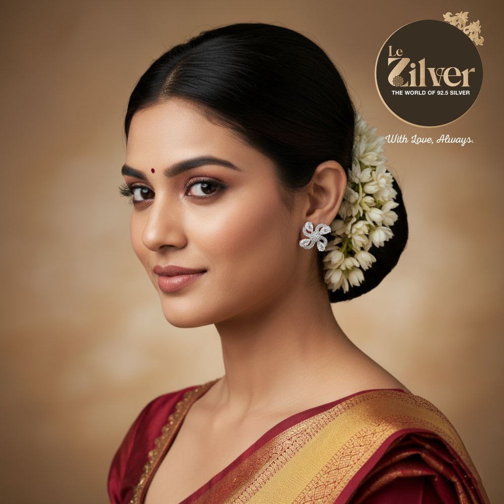 Handcrafted 92.5  Silver Earrings | Lightweight Casual Wear for Women