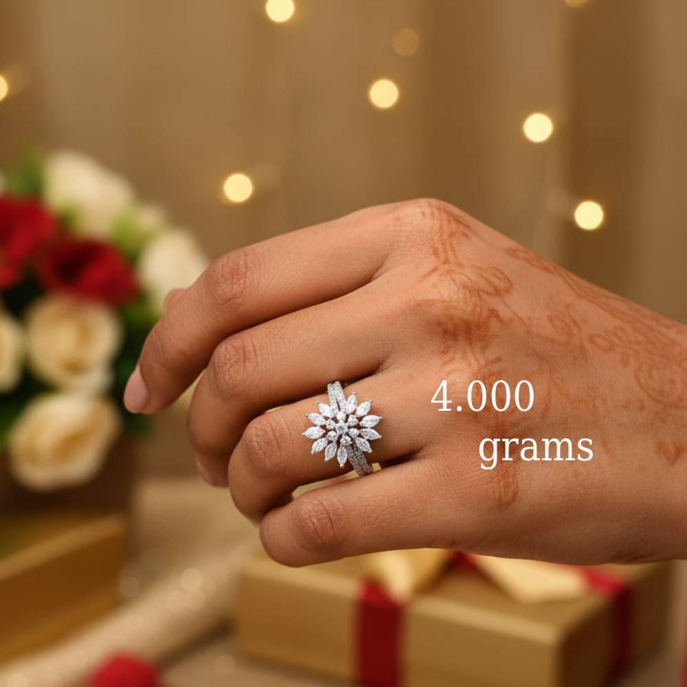 LeZilver 92.5 Silver Rings | Redefining Modern Elegance for Women ( 4 gms )