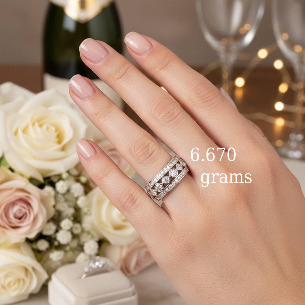 LeZilver Silver Rings for Women � Certified 92.5 Pure Silver Jewellery ( 6.67 )