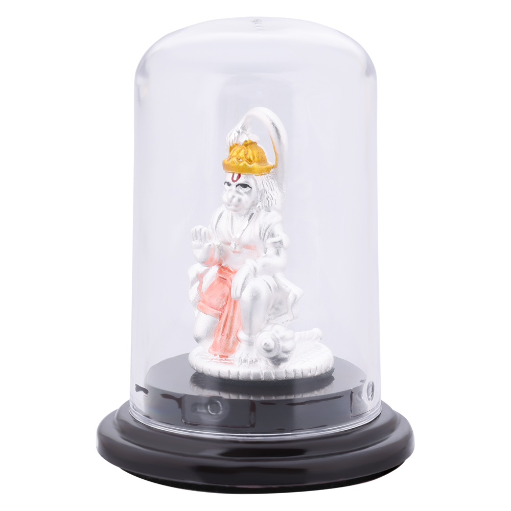 Silver Hanuman Murti for Gifting & Worship | LeZilver | Pan India Delivery