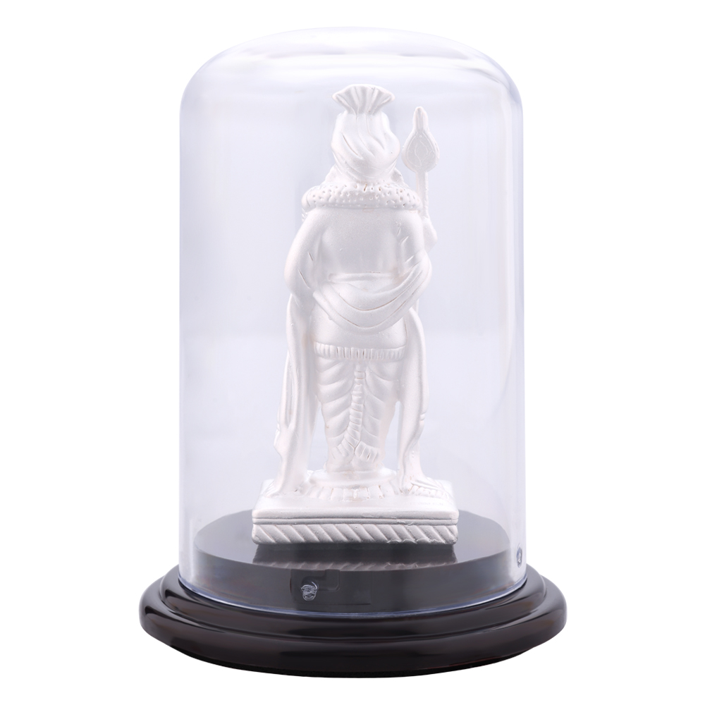 92.5 Pure Silver Murugan Idol for Car Dashboard, Pooja Room & Office Table | Pan India Delivery