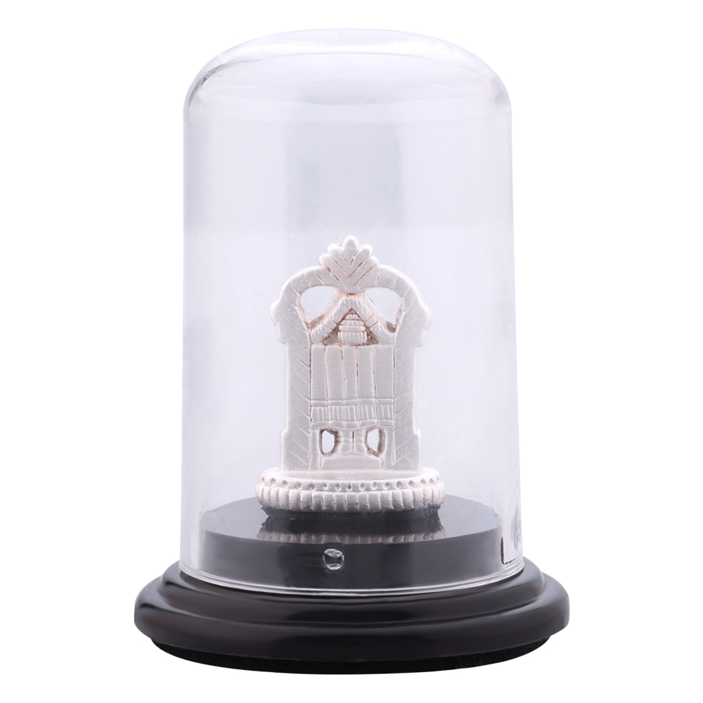 Mini Silver Venkatesha Balaji Idol for Pooja Room & Car Dashboard | 92.5 Hallmarked | Pan India Shipping