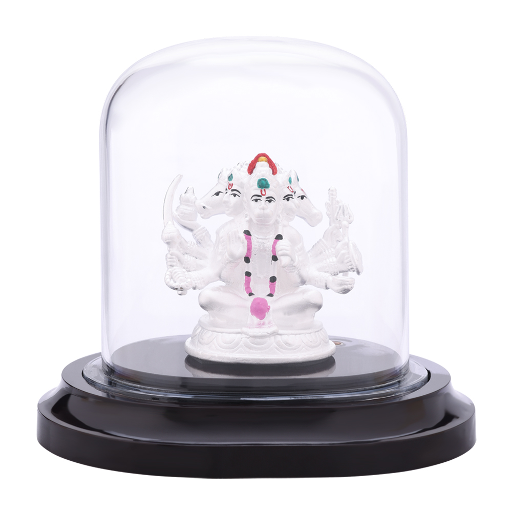 LeZilver Silver Hanuman Murti � Multiple Hand Pose