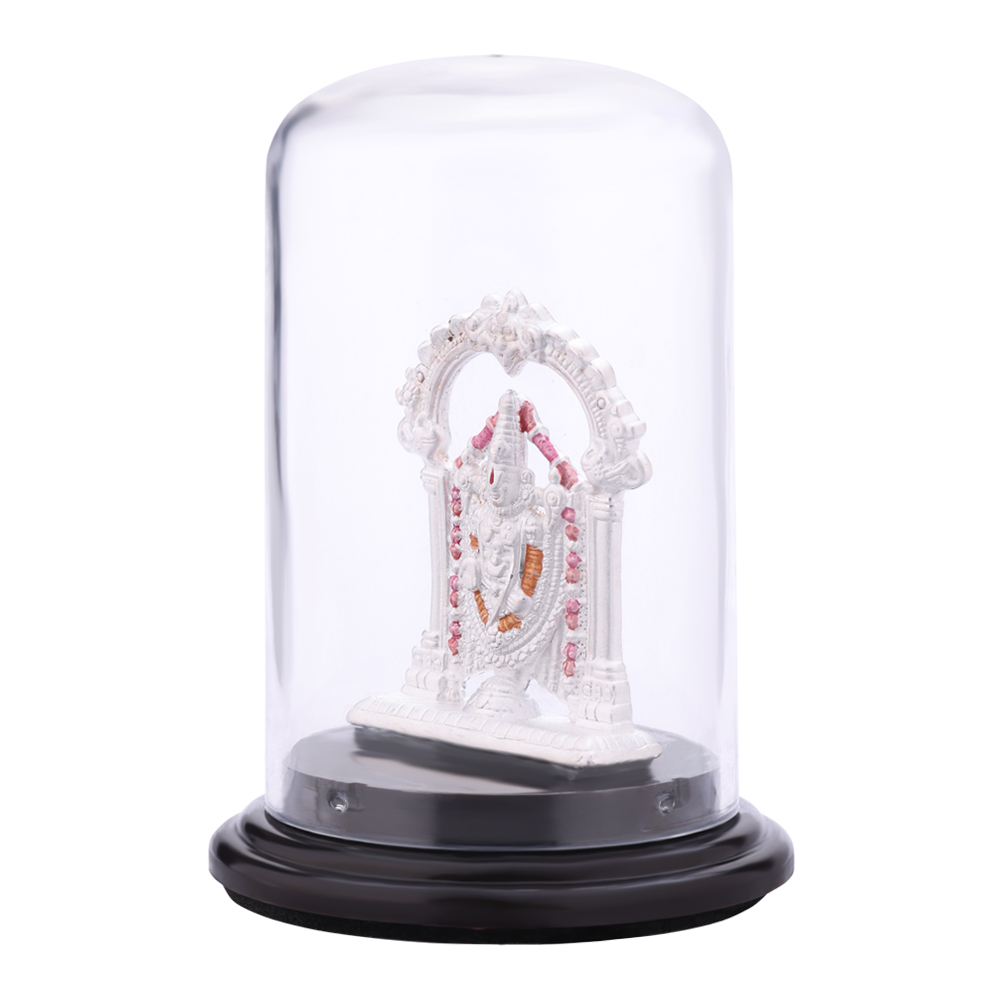 Venkatesha Balaji Pure Silver Idol � Handcrafted Divine Collectible ( 6.99 gms)