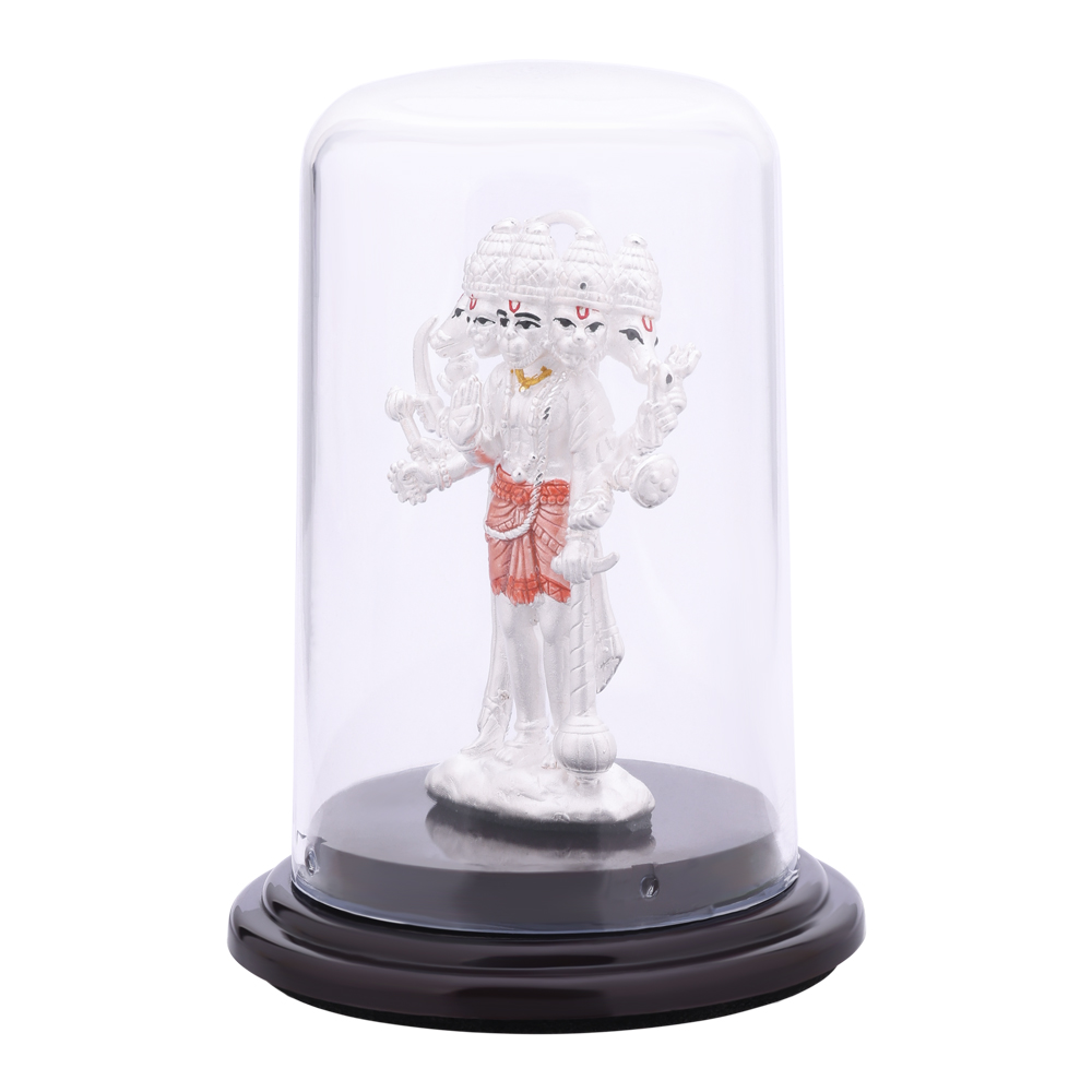 LwZilver Silver Hanuman Pure Silver Idol � Different-Handed Pose Collection(7.14 gms)