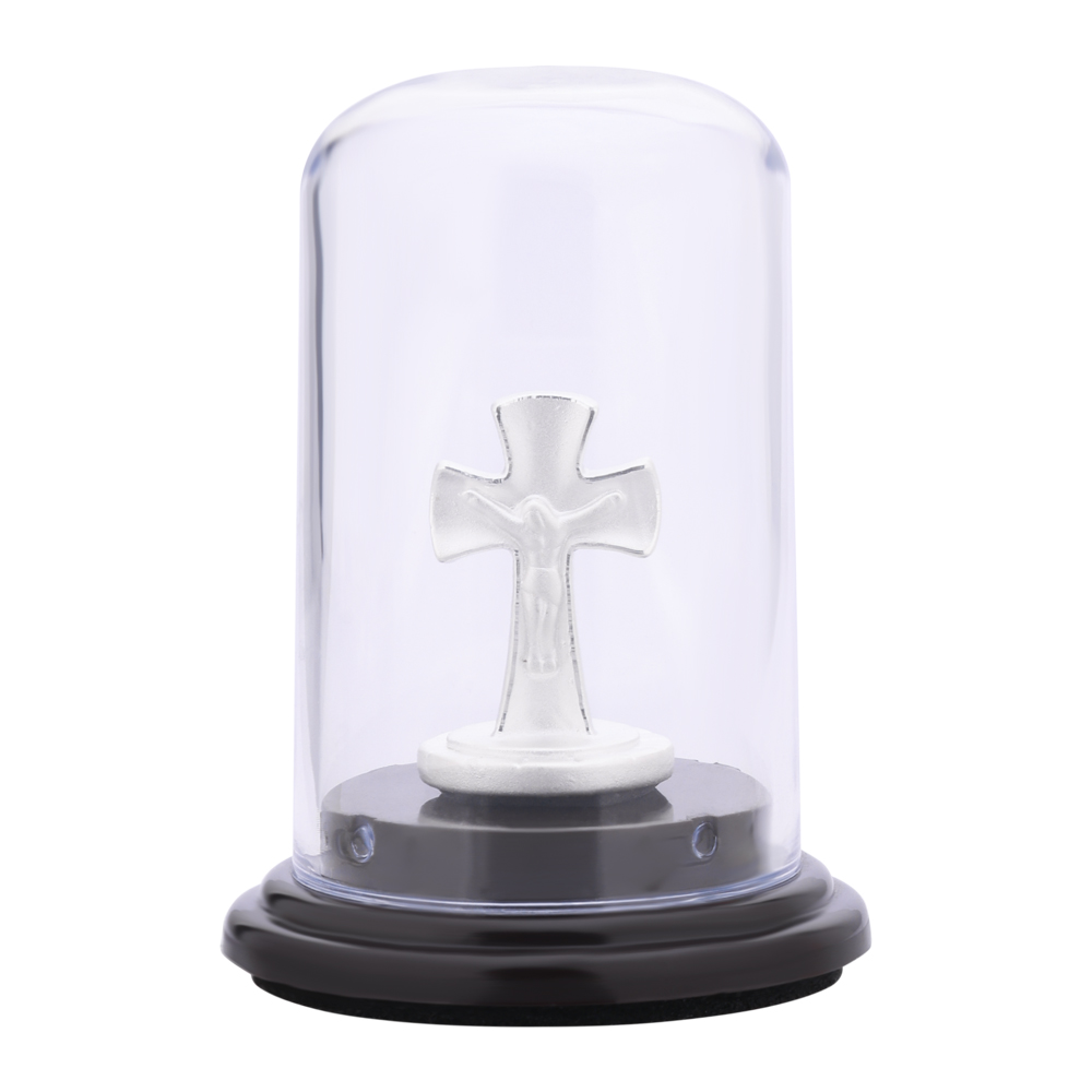 Holy Cross Pure Silver Idol � Divine Blessings for Home & Office