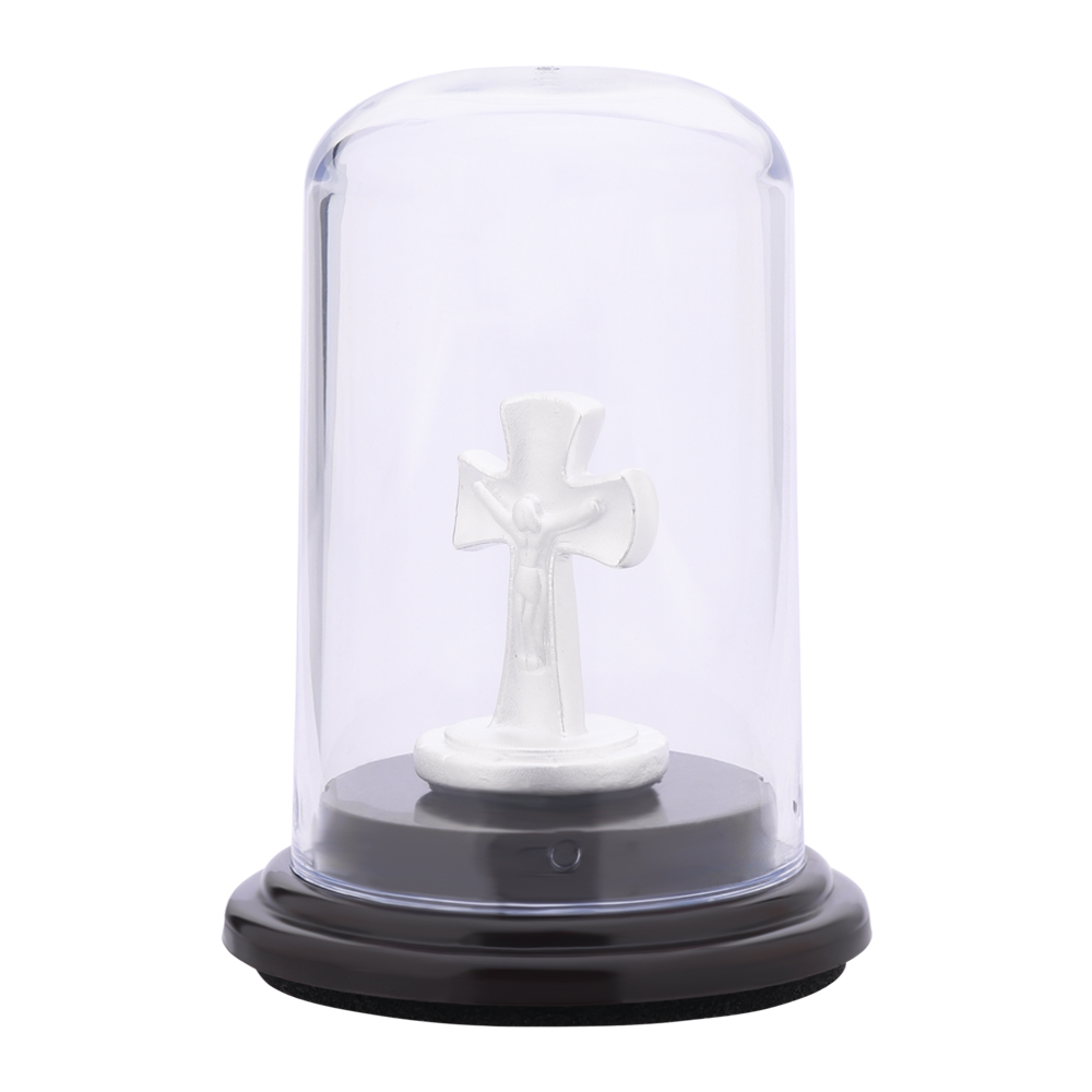 Holy Cross Pure Silver Idol � Divine Blessings for Home & Office