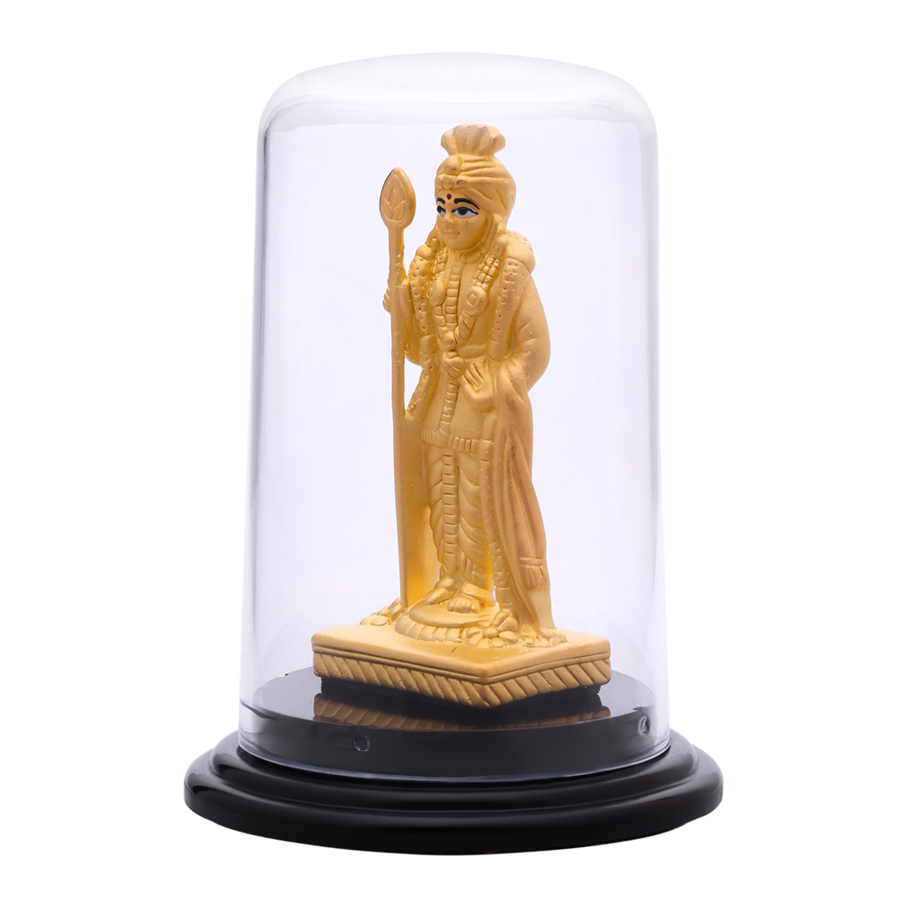 Lord Murugan Silver & Golden Finish Idol � Divine Protection & Victory � LeZilver ( 9.9 gms )