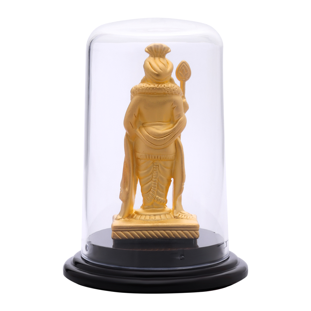 Lord Murugan Silver & Golden Finish Idol � Divine Protection & Victory � LeZilver ( 9.9 gms )
