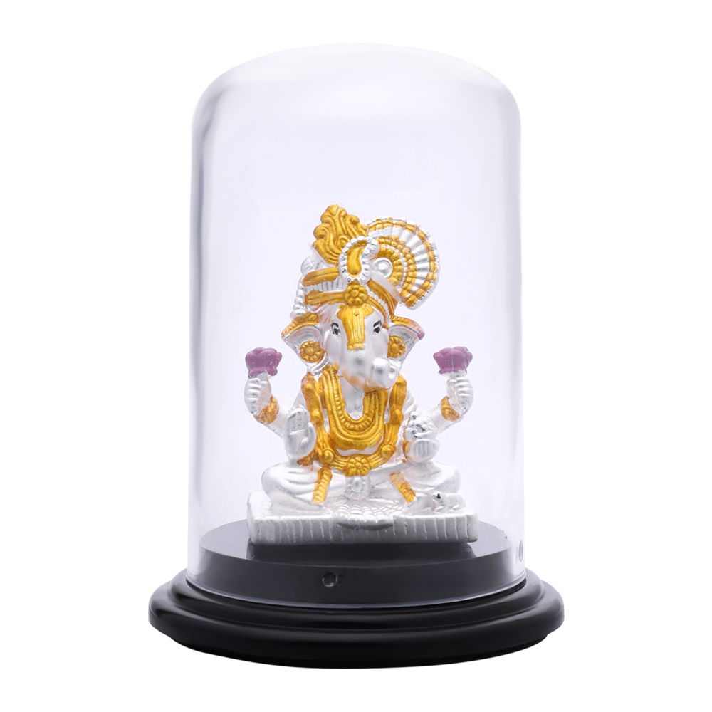 Lord Vinayakar Pure Silver Idol ( 10.18 gms) � Blessings for Prosperity & New Beginnings � LeZilver
