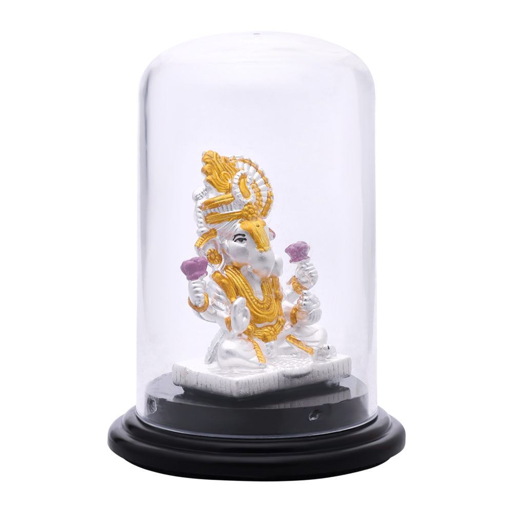 Lord Vinayakar Pure Silver Idol ( 10.18 gms) � Blessings for Prosperity & New Beginnings � LeZilver