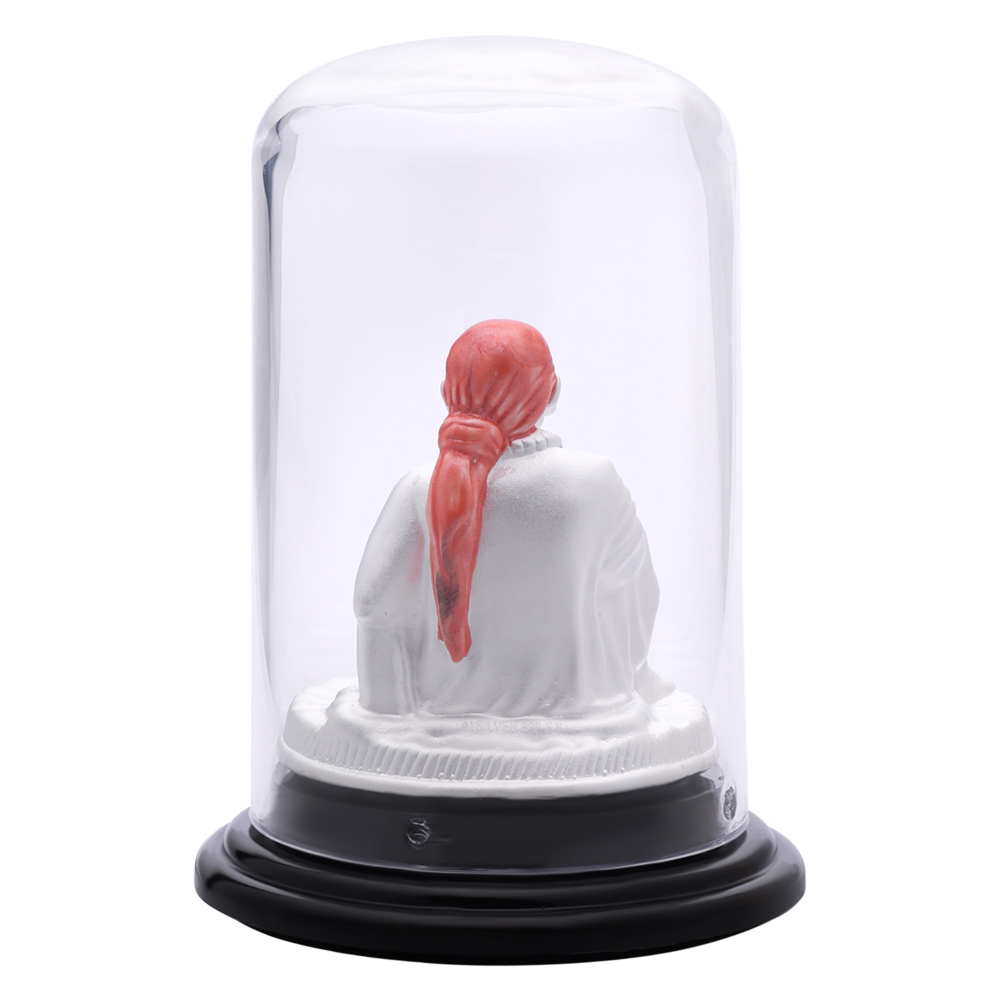 Hallmarked 92.5 Silver Sai Baba Idol � Premium Shirdi Baba Murti for Devotion