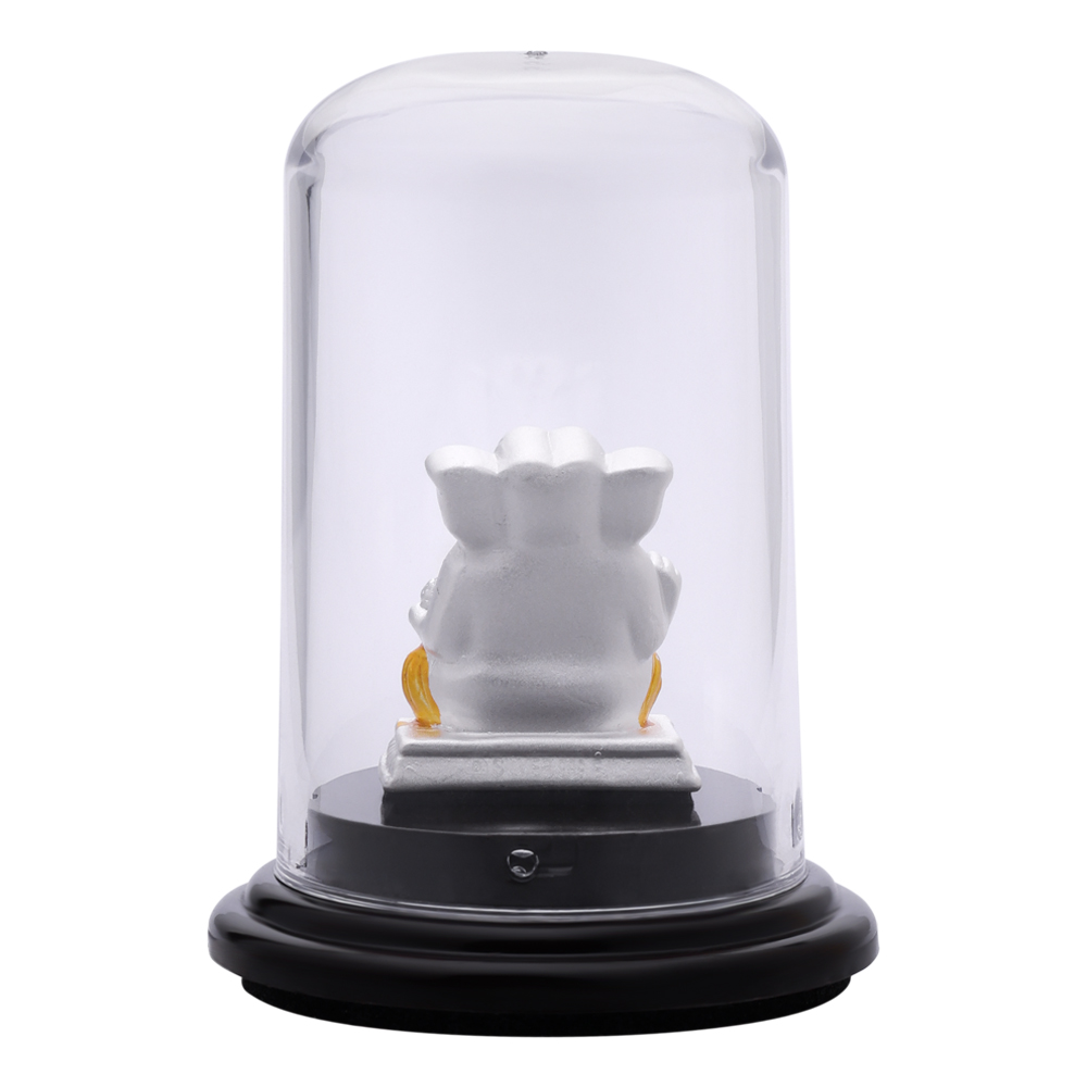 LeZilver 92.5 Silver Vinayaka Idol � Handcrafted Lord Ganesha Statue for Prosperity