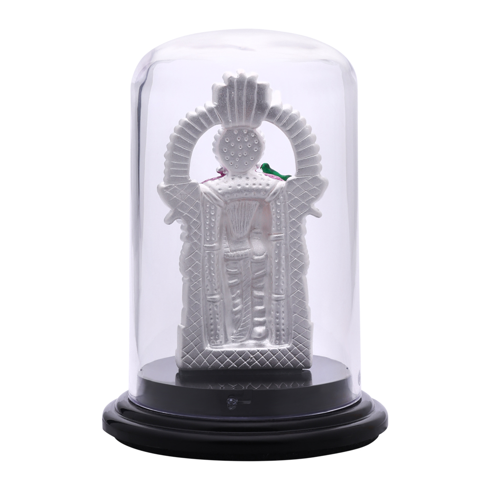 92.5 Pure Silver Madurai Meenakshi Idol � Handcrafted Goddess Meenakshi Statue
