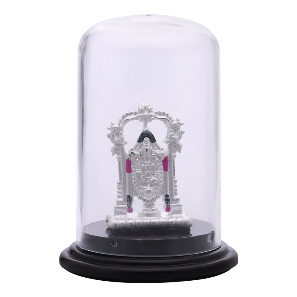 Pure Silver Balaji Idol | 92.5 Silver Lord Venkatesha Statue | Tirupati Venkateshwara Idol