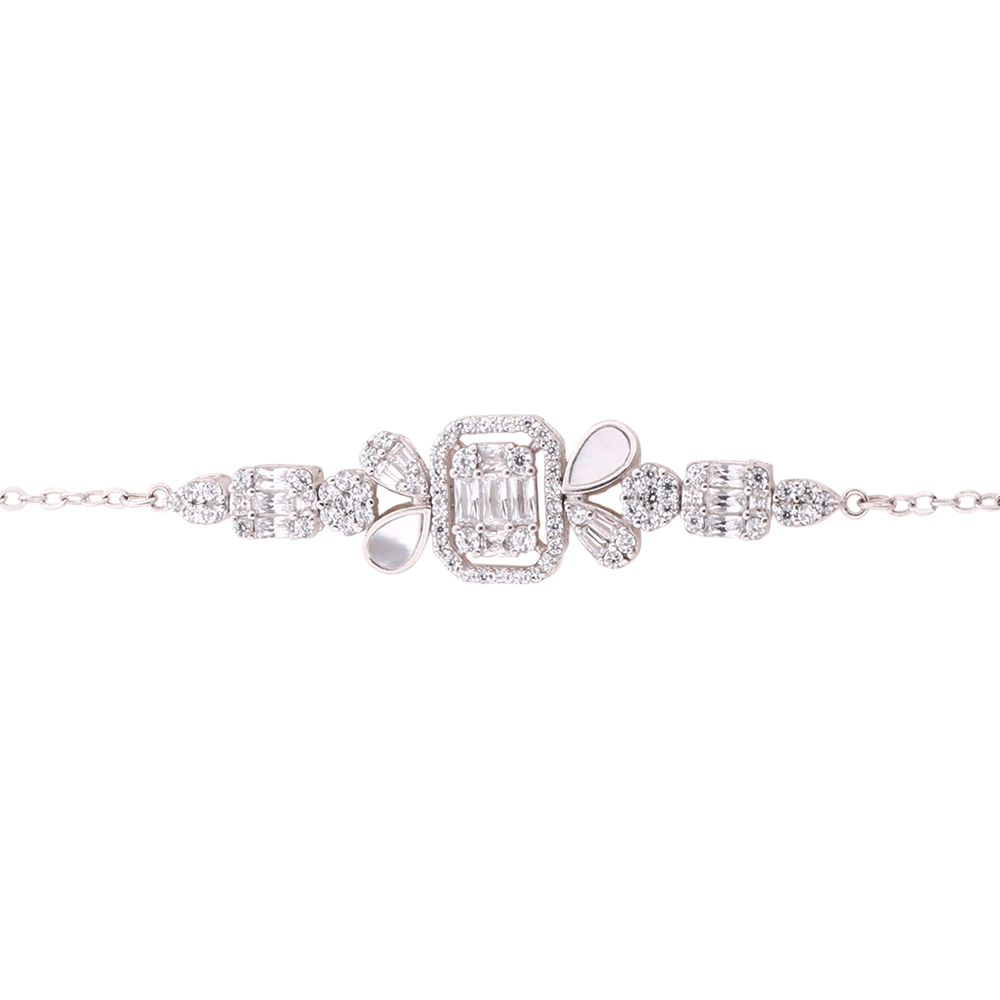 LeZilver Silver Bracelet for Women � Classic Adjustable Bracelet for Everyday Wear