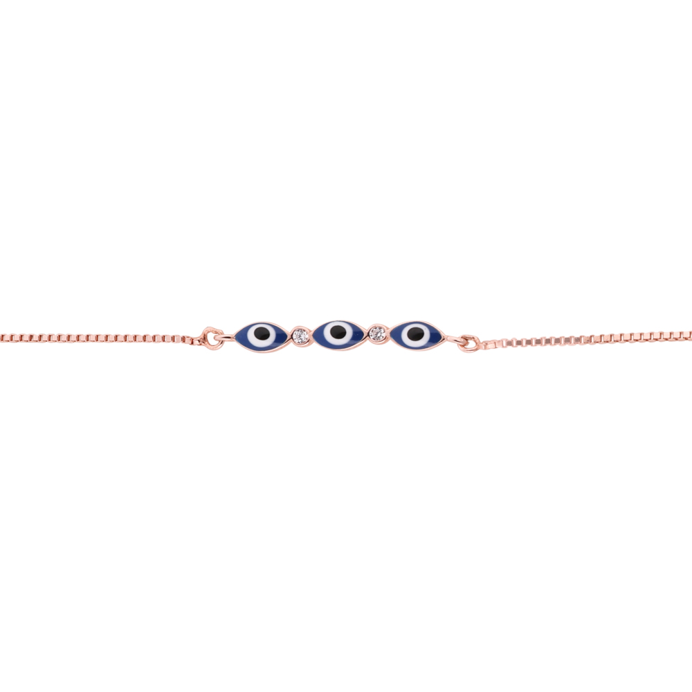LeZilver Silver Evil Eye Bracelet for Women � Elegant Protection Jewellery
