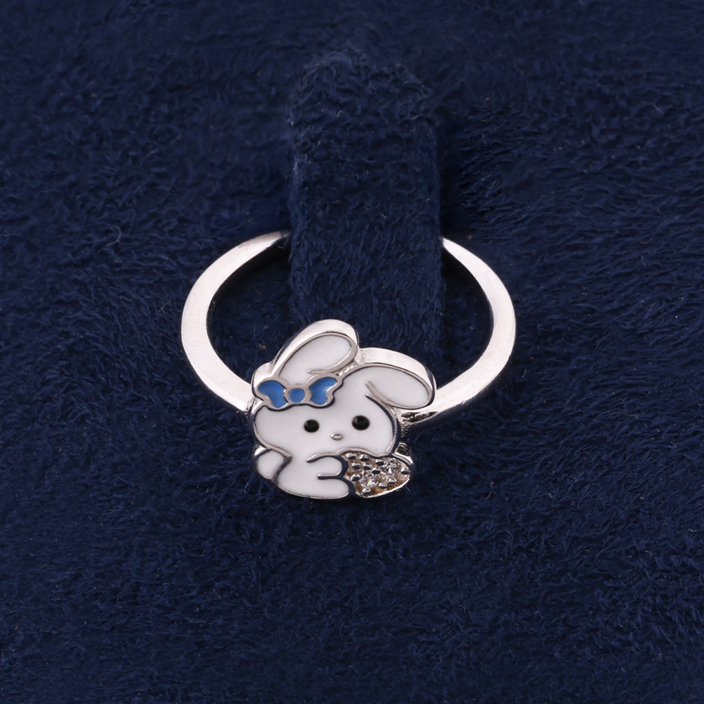 LeZilver Baby Silver Ring 925 | Adjustable Infant Ring with Adorable Design | Unisex | All India Shipping