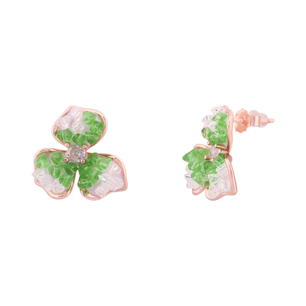 LeZilver Floral 92.5 Pure Silver Drop Earrings for Women | Soft Elegant Finish