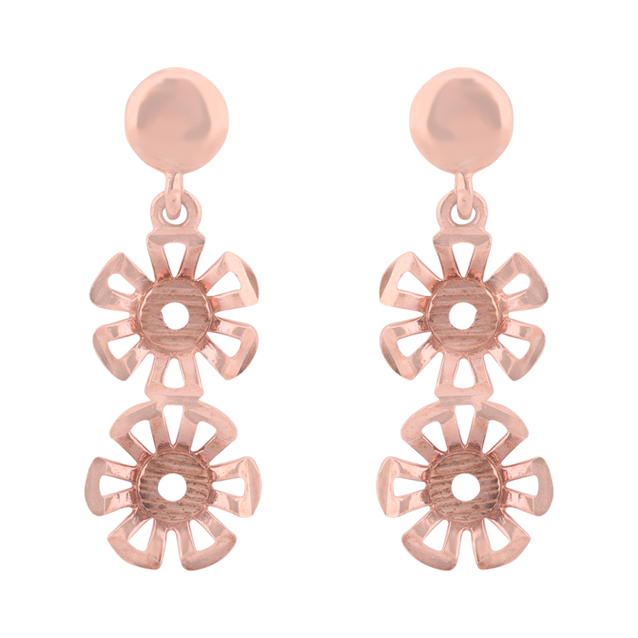 LeZilver Minimal 92.5 Pure Silver Flat Disc Stud Earrings for Women | Clean Modern Style