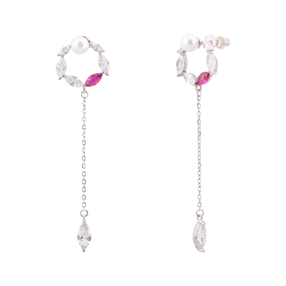 LeZilver CalmGlow 92.5 Pure Silver Drop Earrings for Women | Everyday Poise
