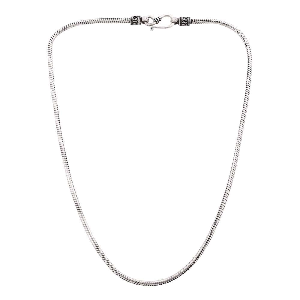 LeZilver 92.5 Pure Silver Chain for Men | Hallmarked | PAN India Delivery