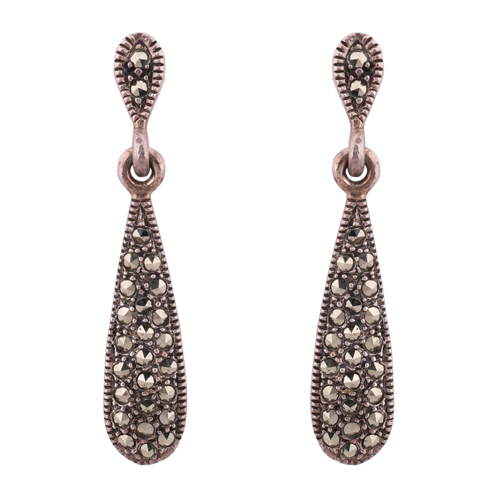 LeZilver 92.5 Pure Silver Earrings for Women | Elegant Sterling Silver Jewellery