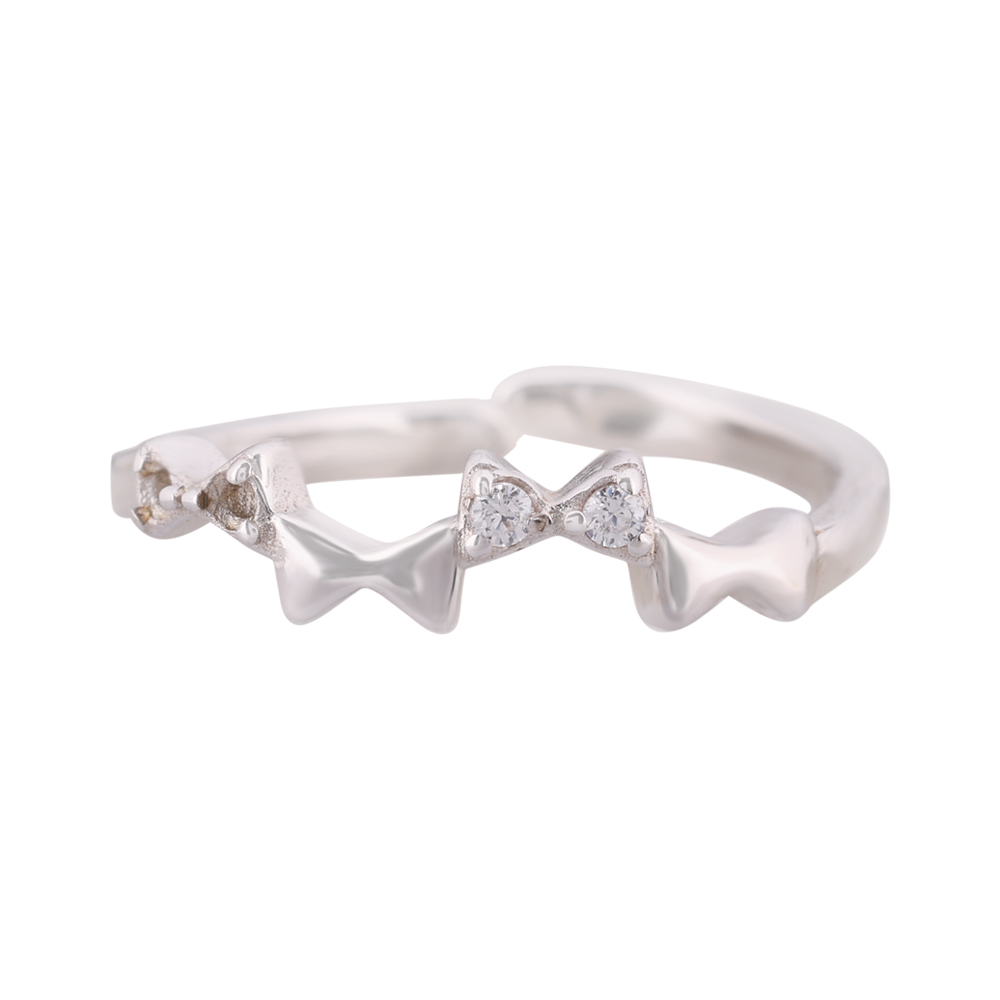 LeZilver 92.5 Sterling Silver Toe Ring for Women | Minimalist Adjustable Design