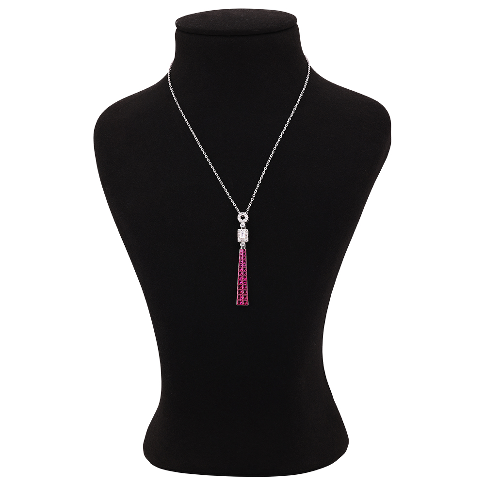 LeZilver 92.5 Sterling Silver Pendant Set for Women with Chain & Earrings | Graceful Timeless Design